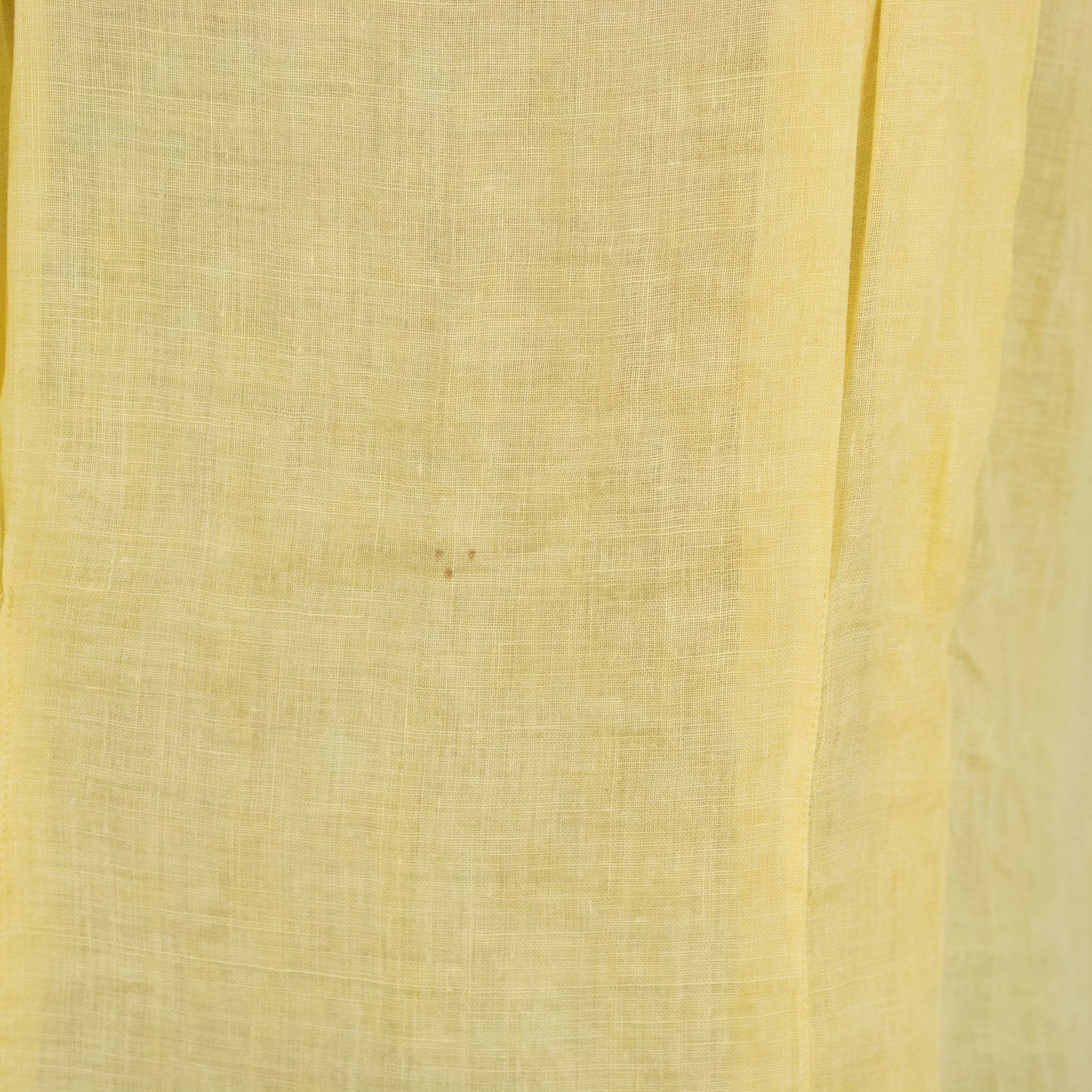 Vintage Womens 30s Small Medium Yellow Drop Waist Pull Over Dress
