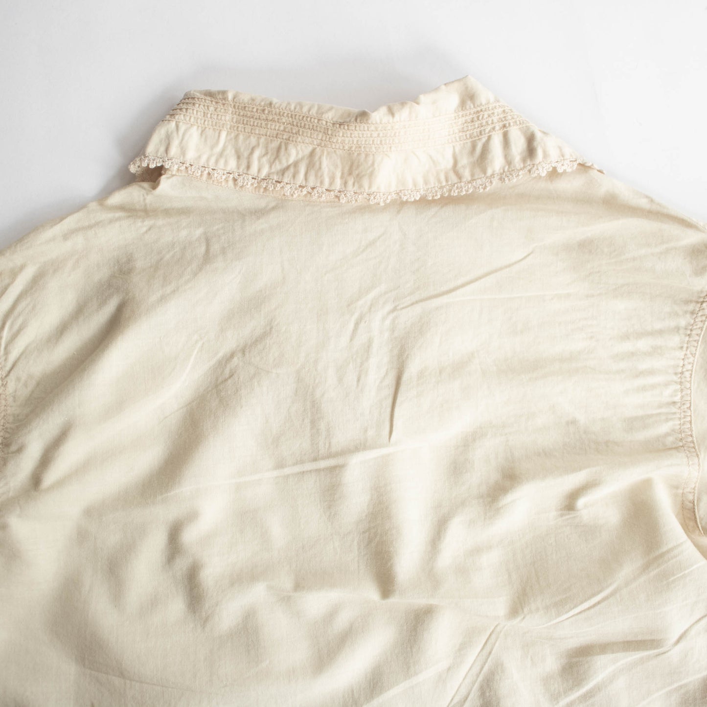 Victorian Small Medium Pale Yellow Middy Blouse