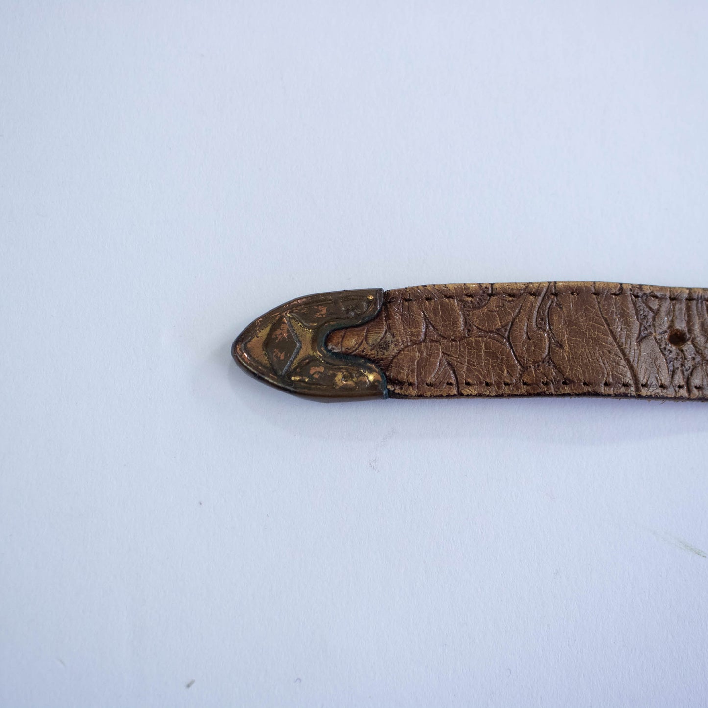 40s 50s Western Leather Belt