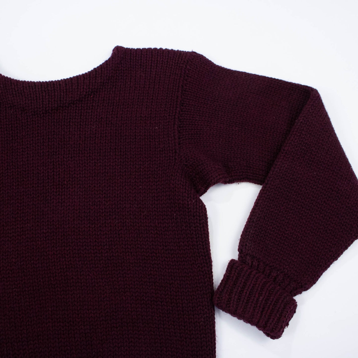 Small Medium Maroon Wool Knit Sweater