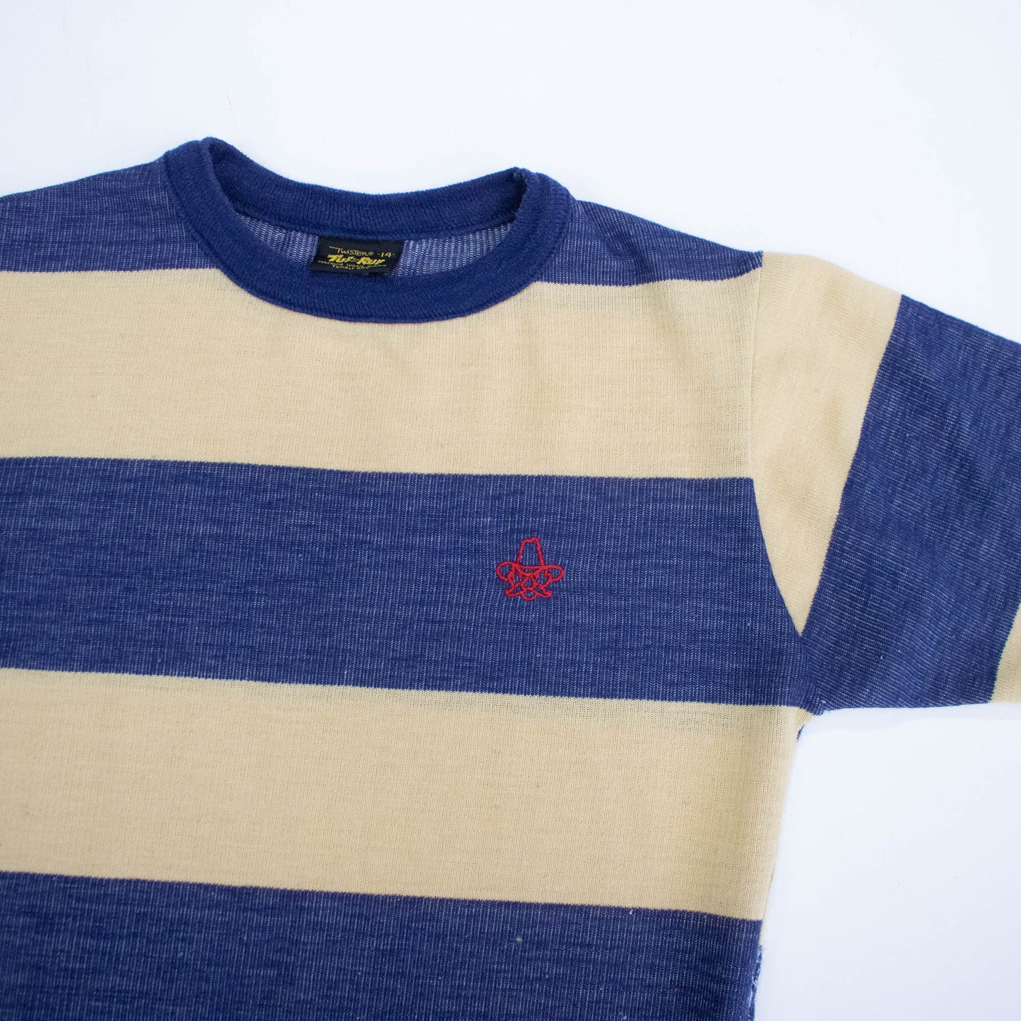 70s Striped Cotton Tee