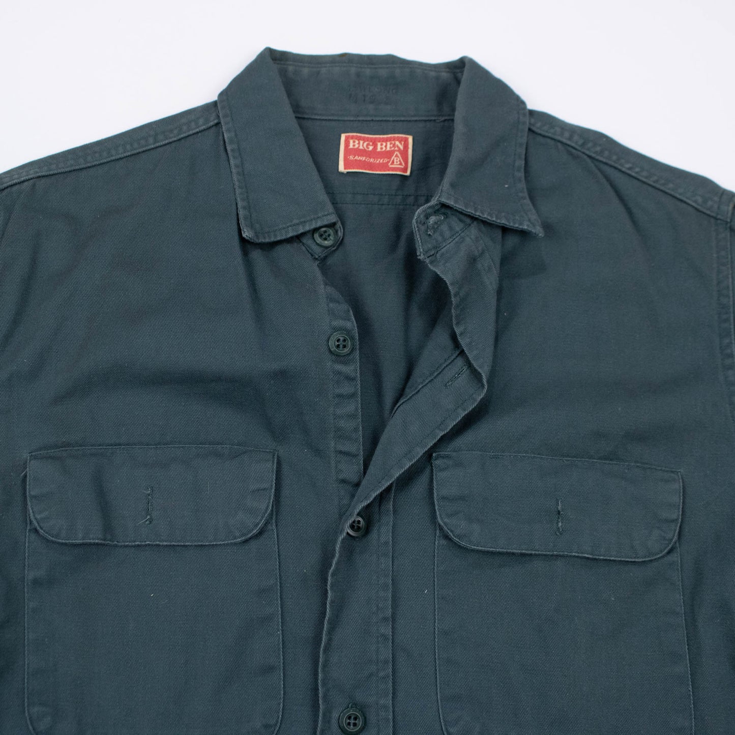 50s/60s Hunter Green Heavy Weight Work Shirt