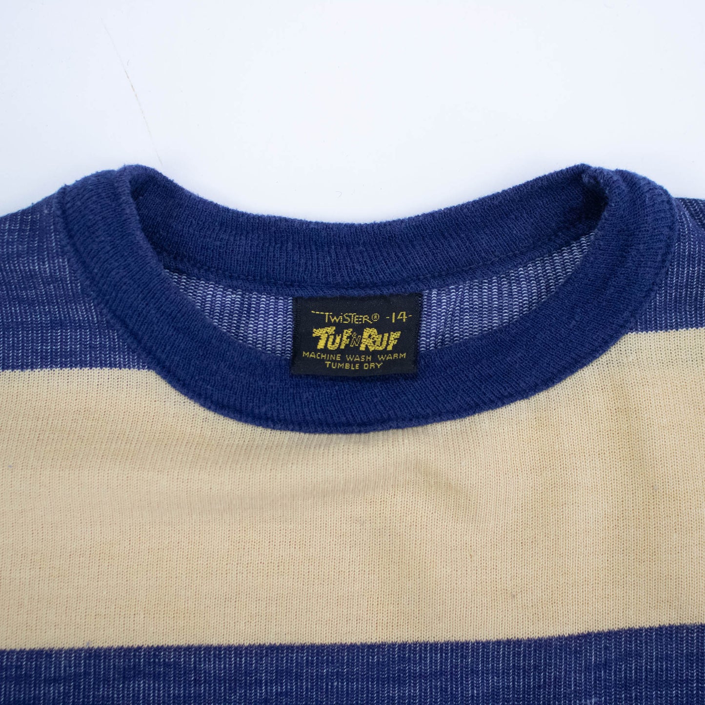 70s Striped Cotton Tee