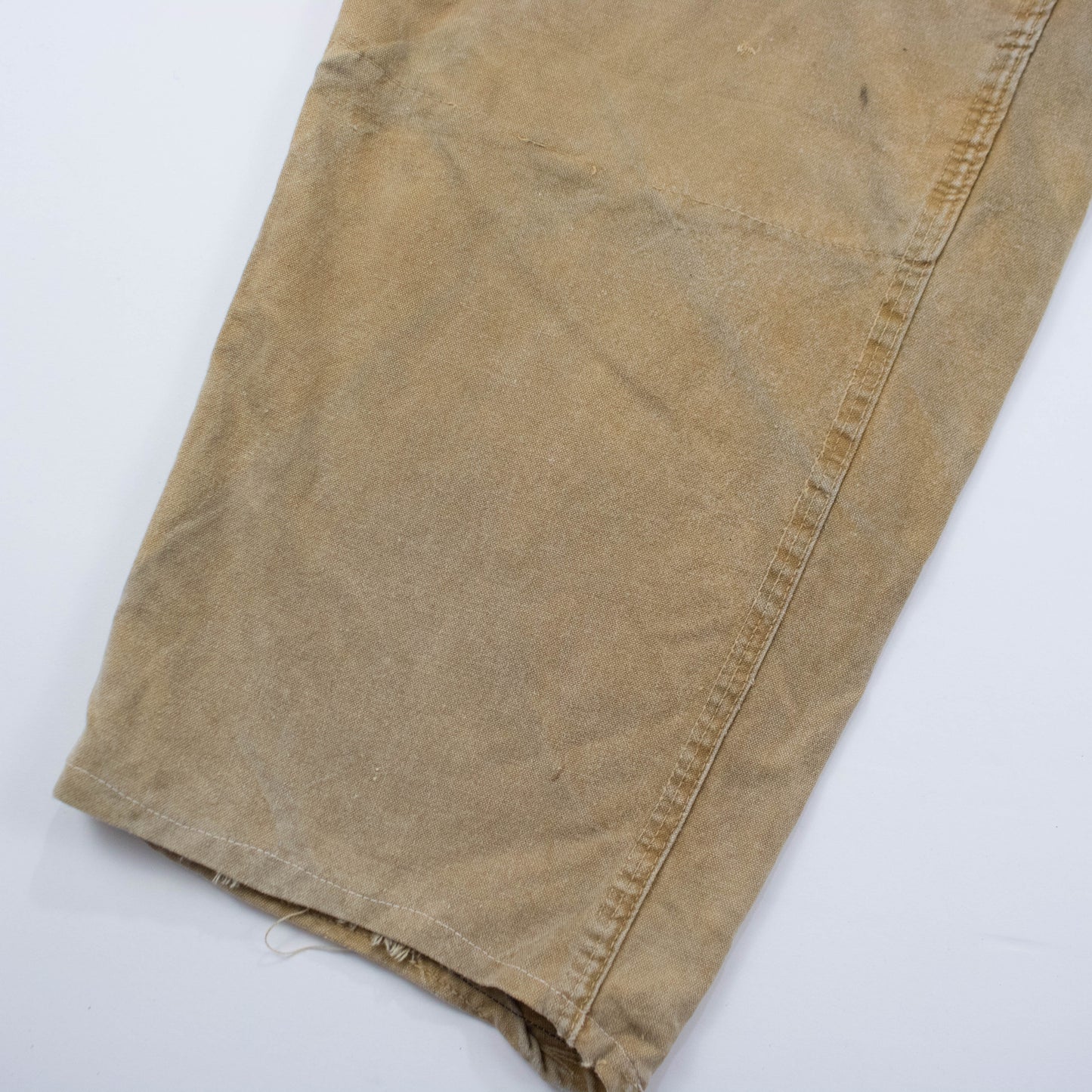 70s Sz 34 Waist Tan Canvas Double Knee Hunting Pants
