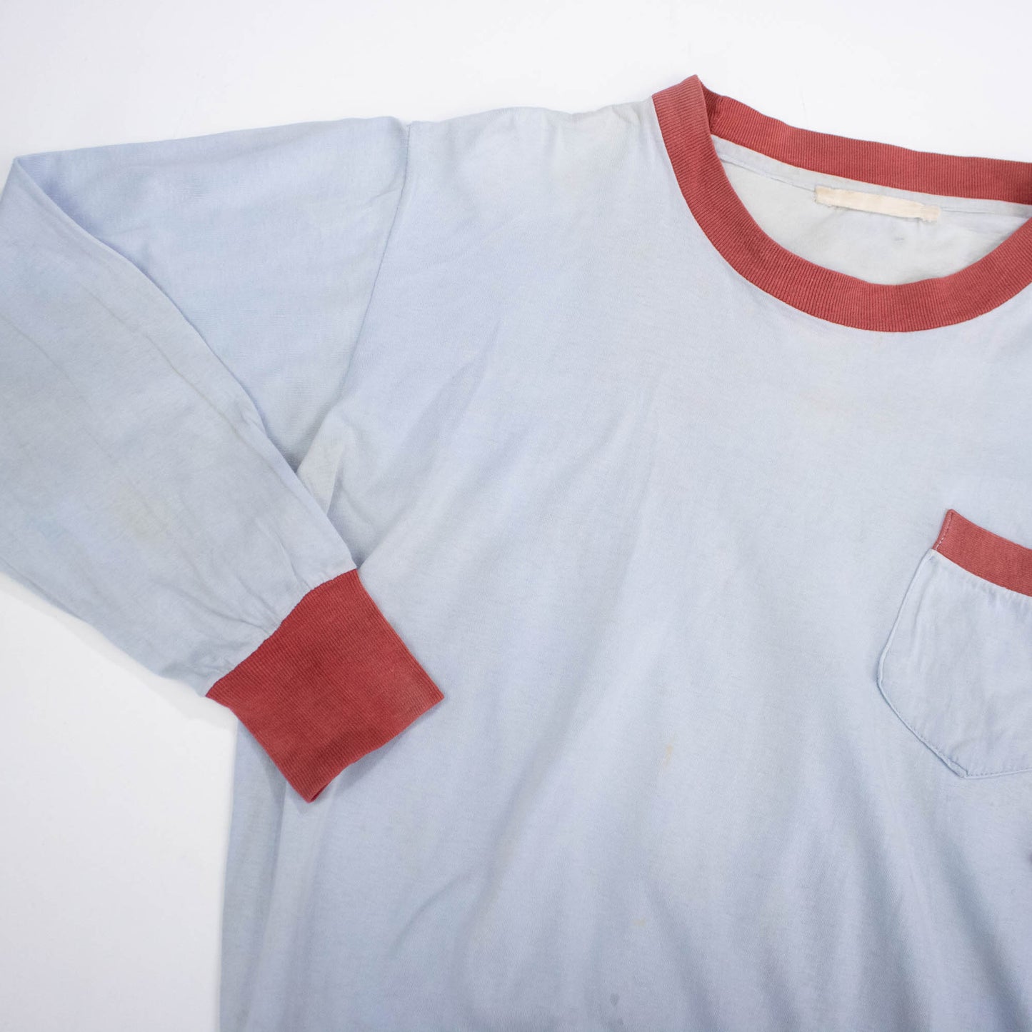 Two Tone Long Sleeved Cotton Tee