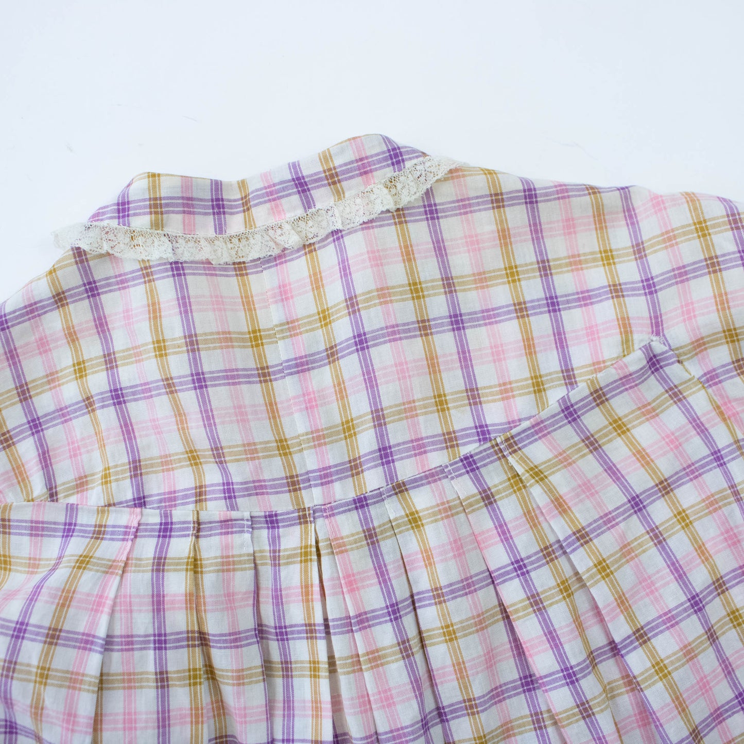 40s Med Large Feedsack Smock Blouse