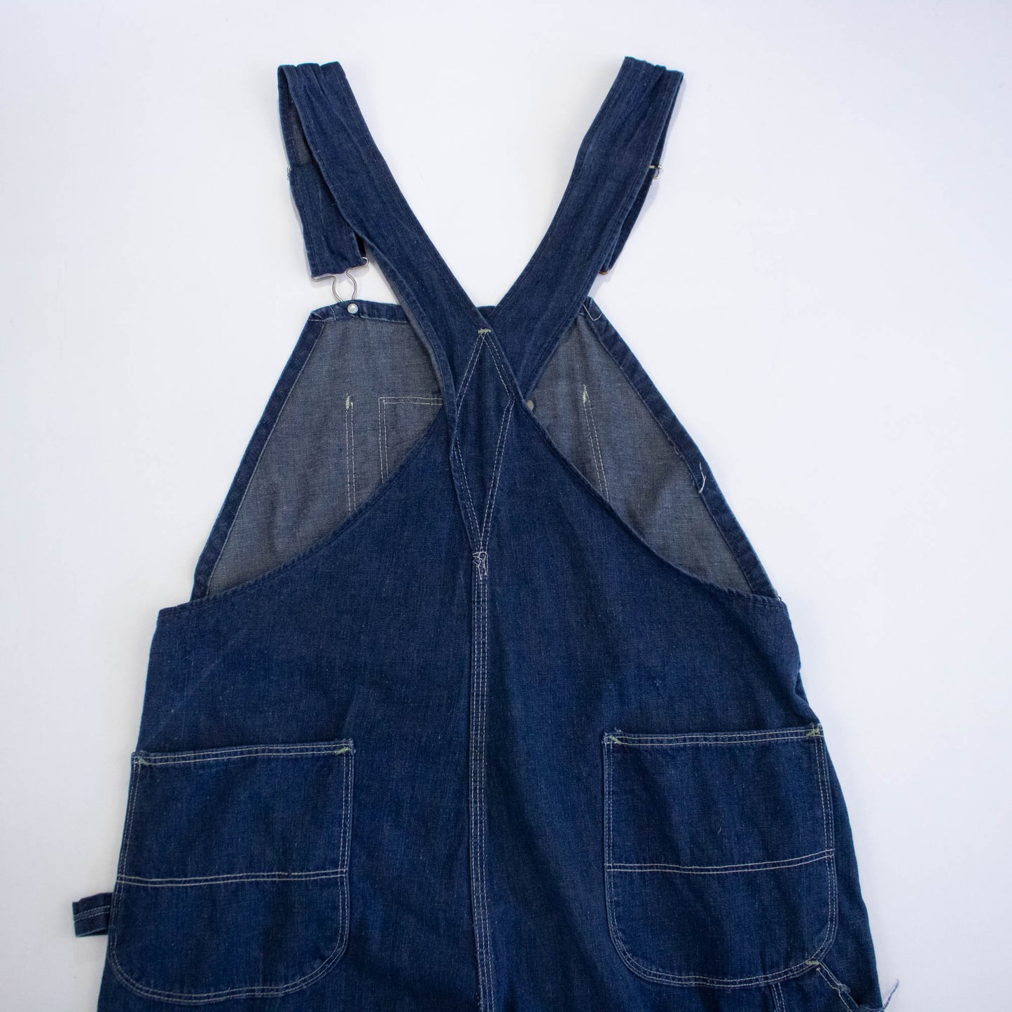 40's Unbranded Dark Indigo Overalls