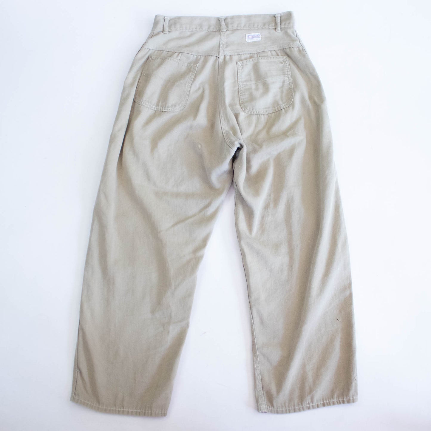 Khaki Side Zip Pants