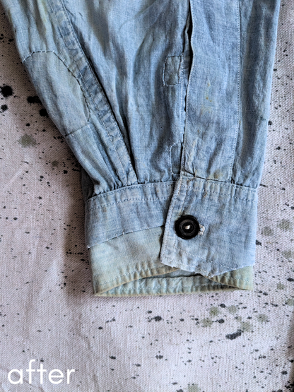 Chin Strap Chambray Popover