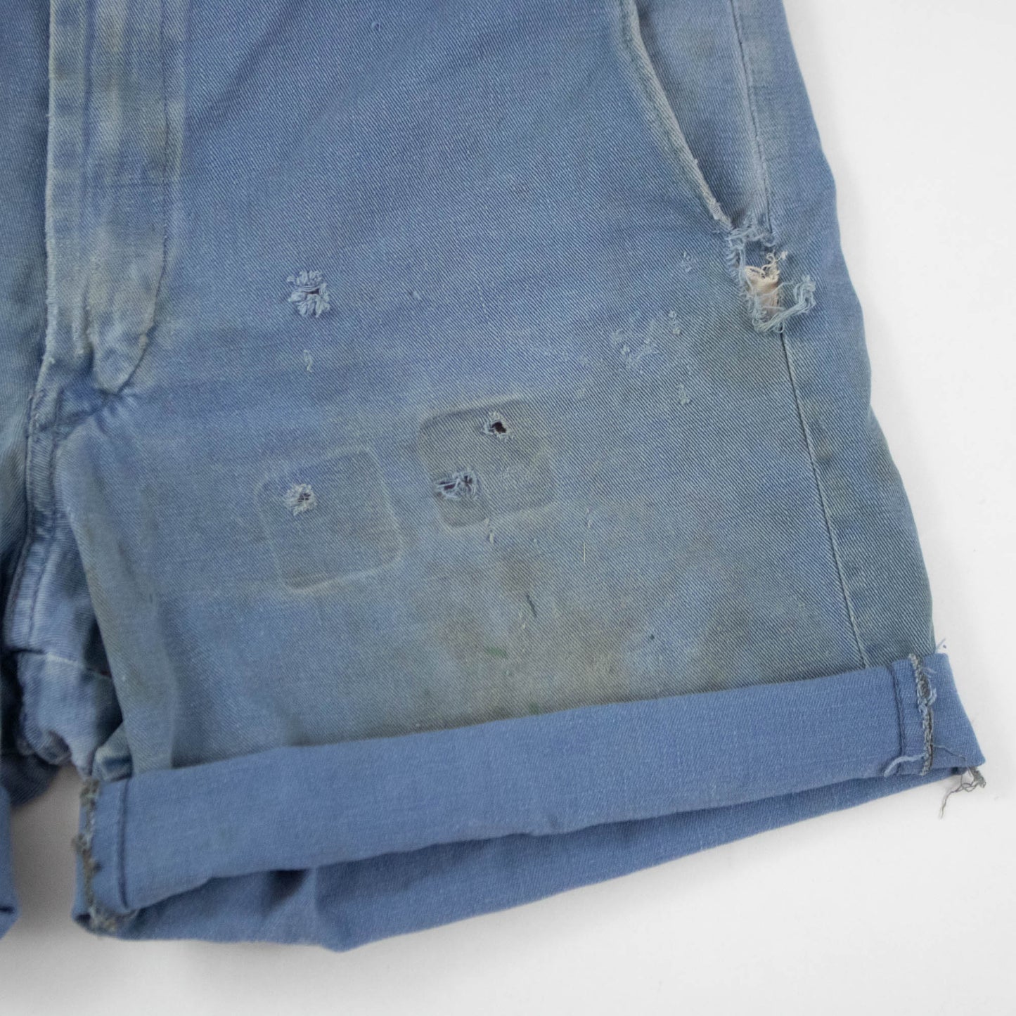 60s Faded Blue Shorts