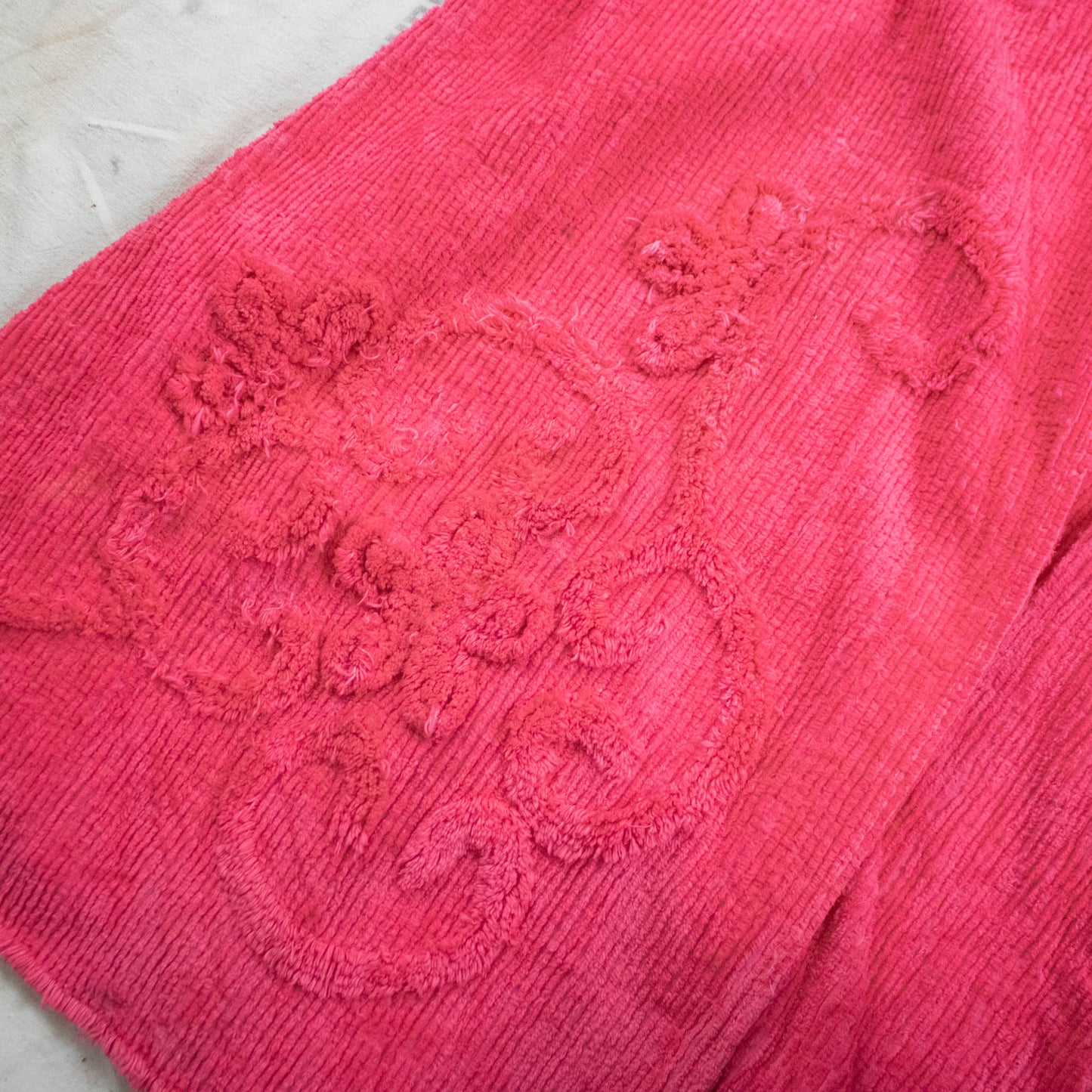 Hot Pink Chenille Robe