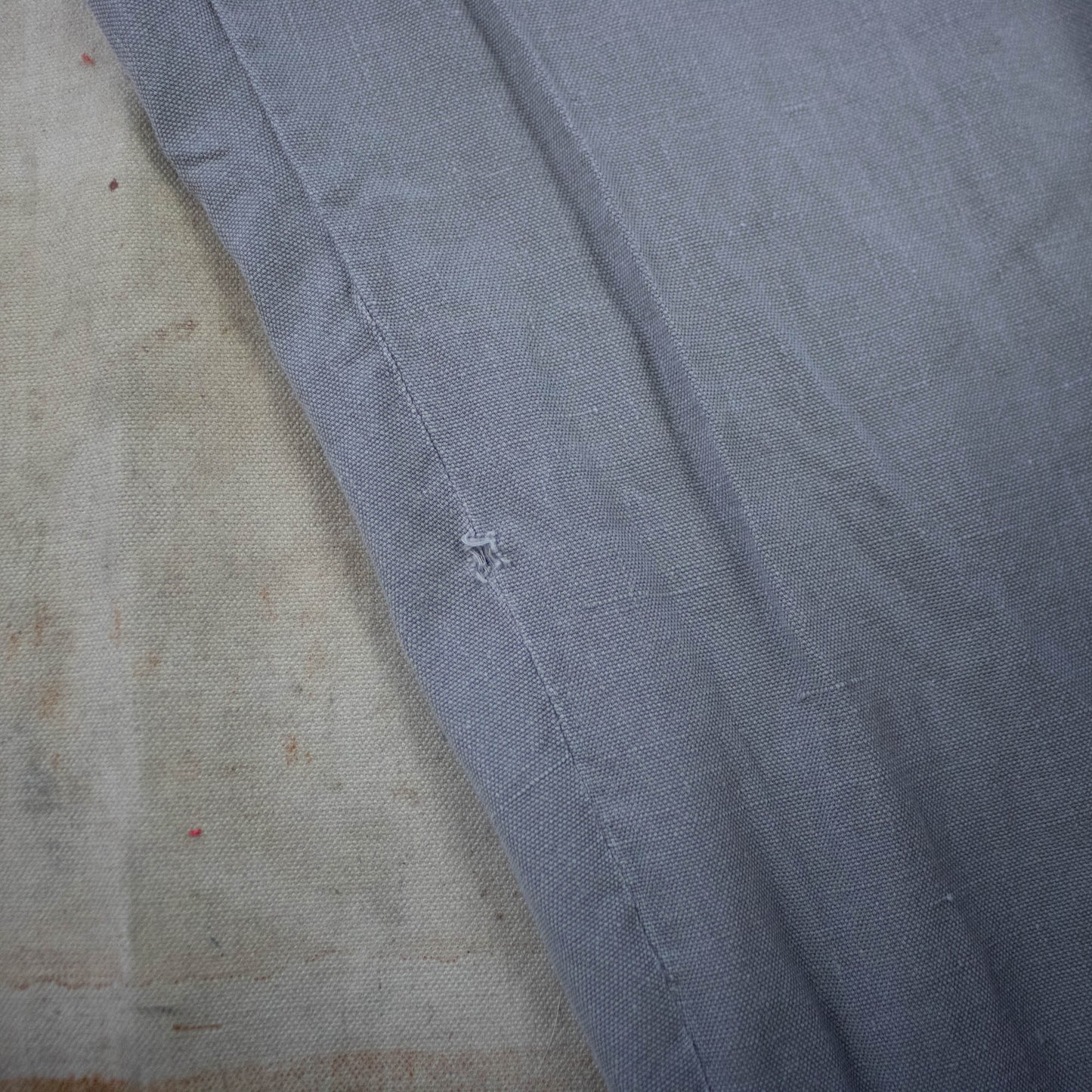 Gray Cotton Side Zips