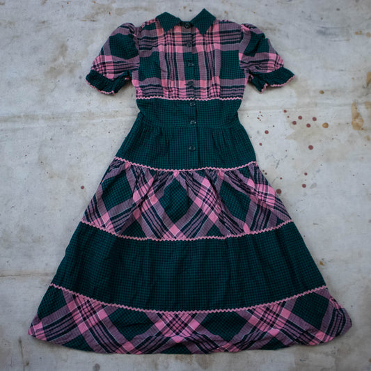 40's Dress w/ Ric-rac
