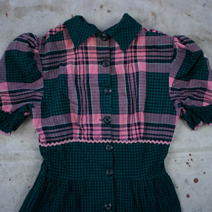 40's Dress w/ Ric-rac