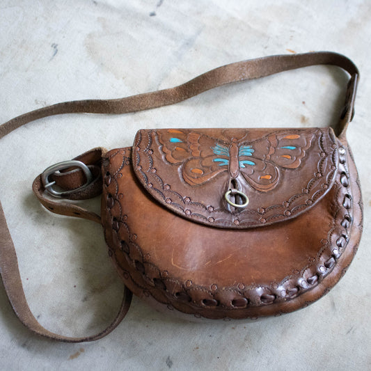 Tooled Butterfly Bag