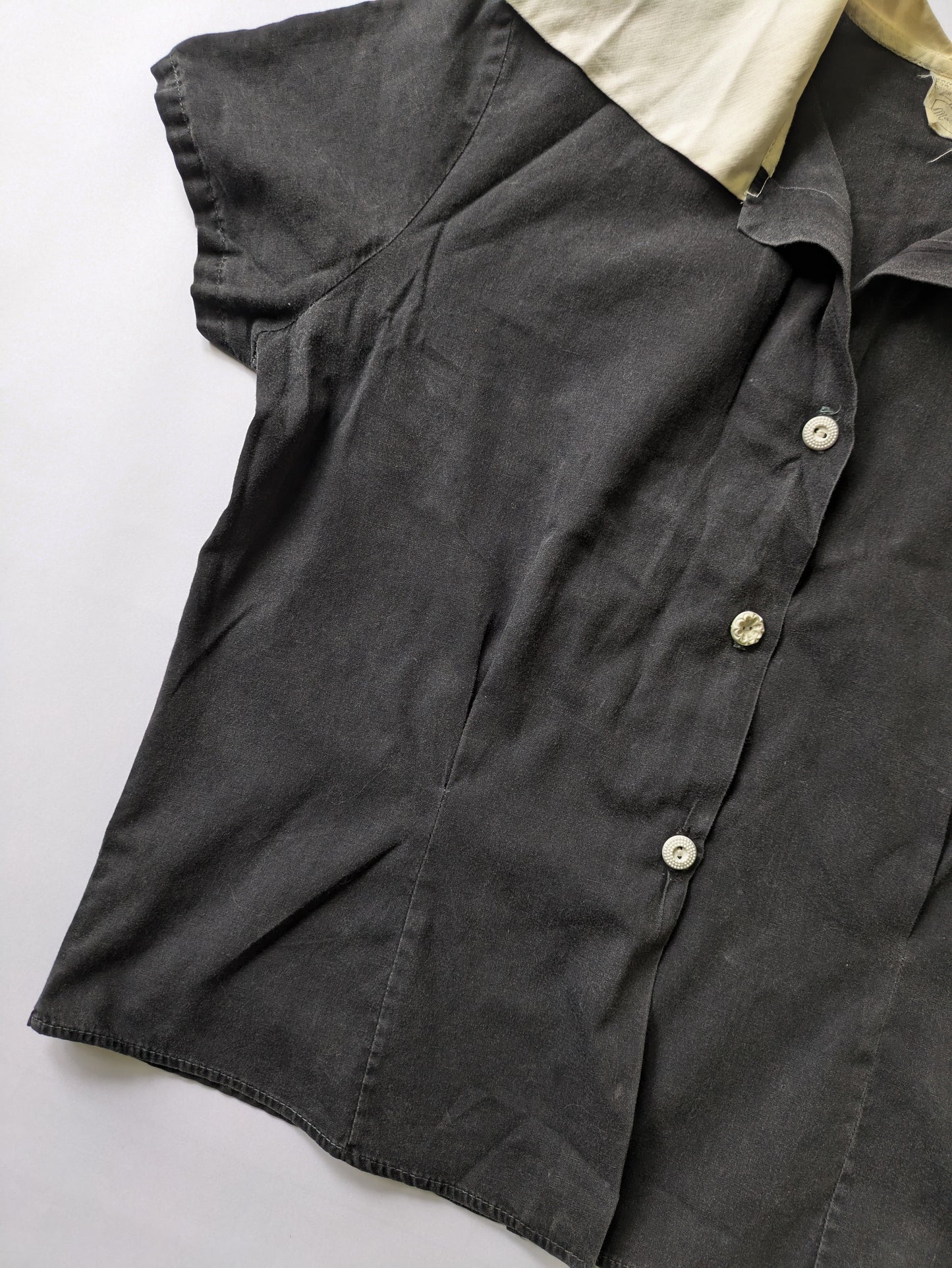 30s/40s Black Blouse