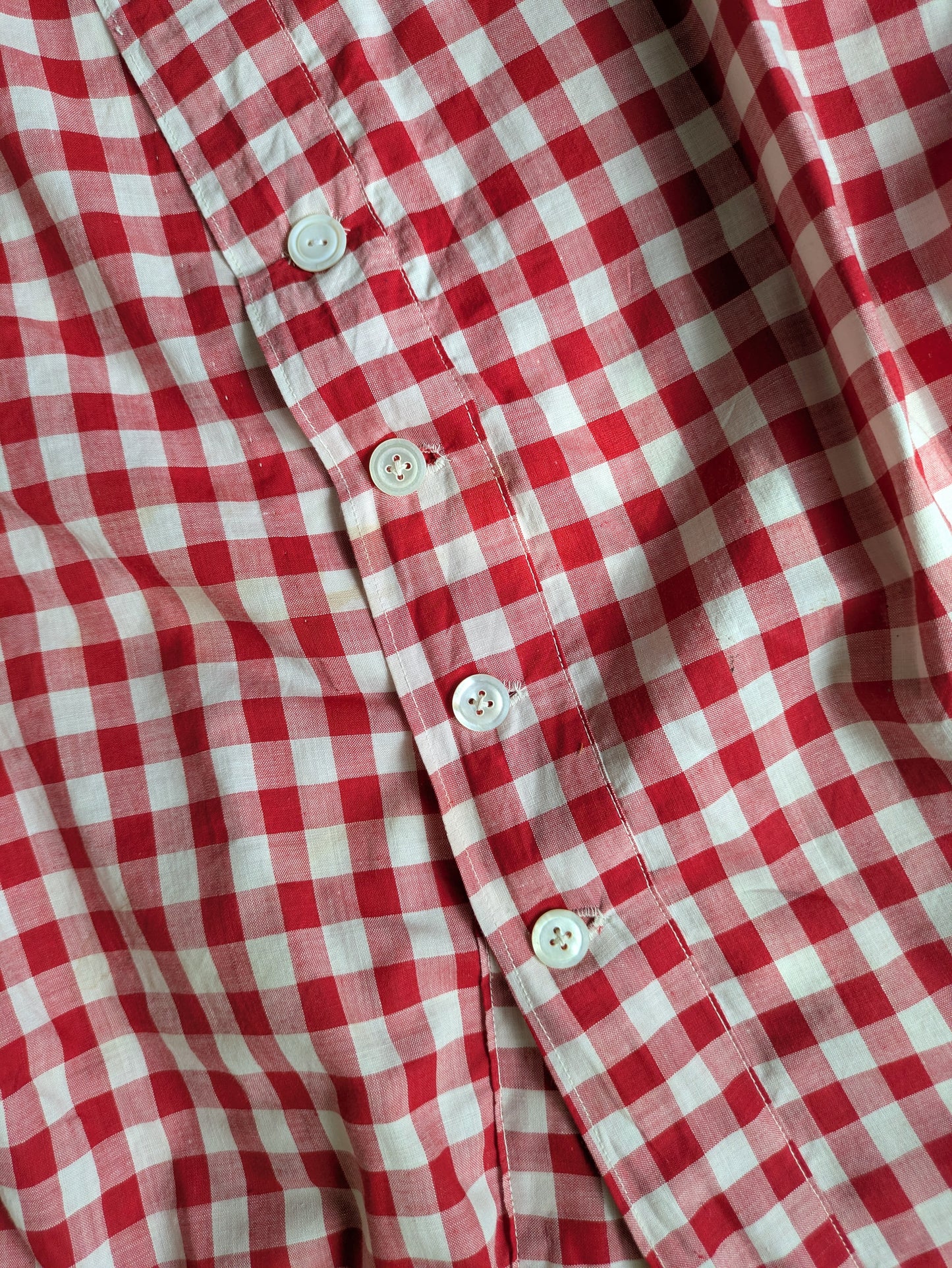 Red Gingham Blouse