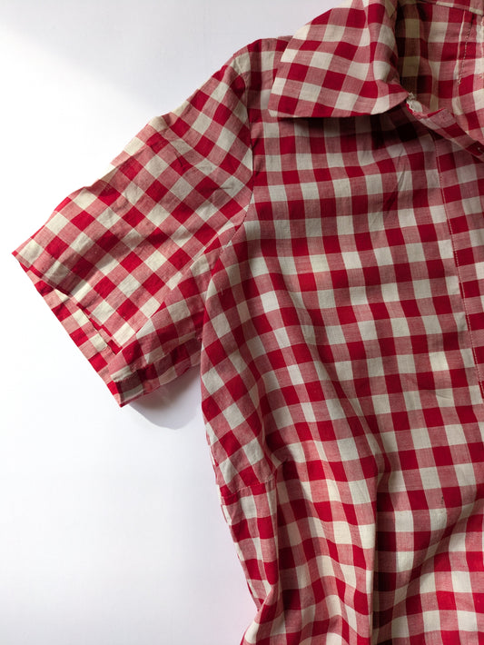 Red Gingham Blouse