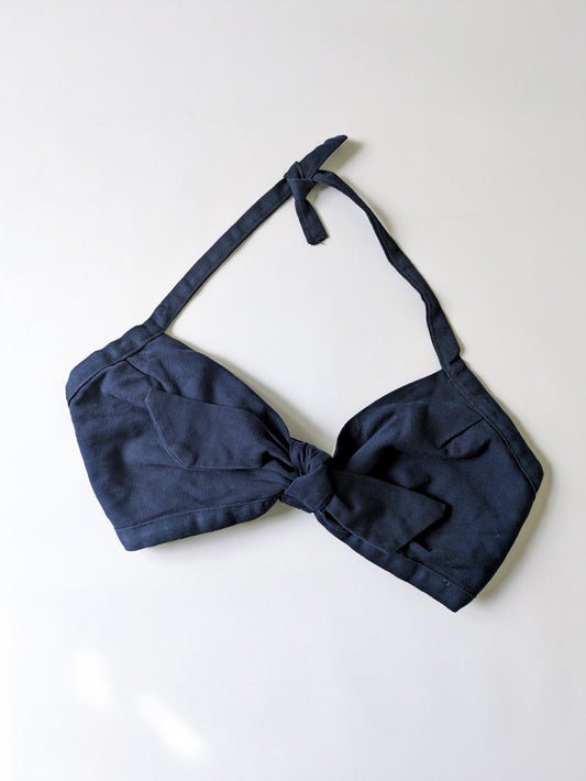 40s Navy Blue Sun Top