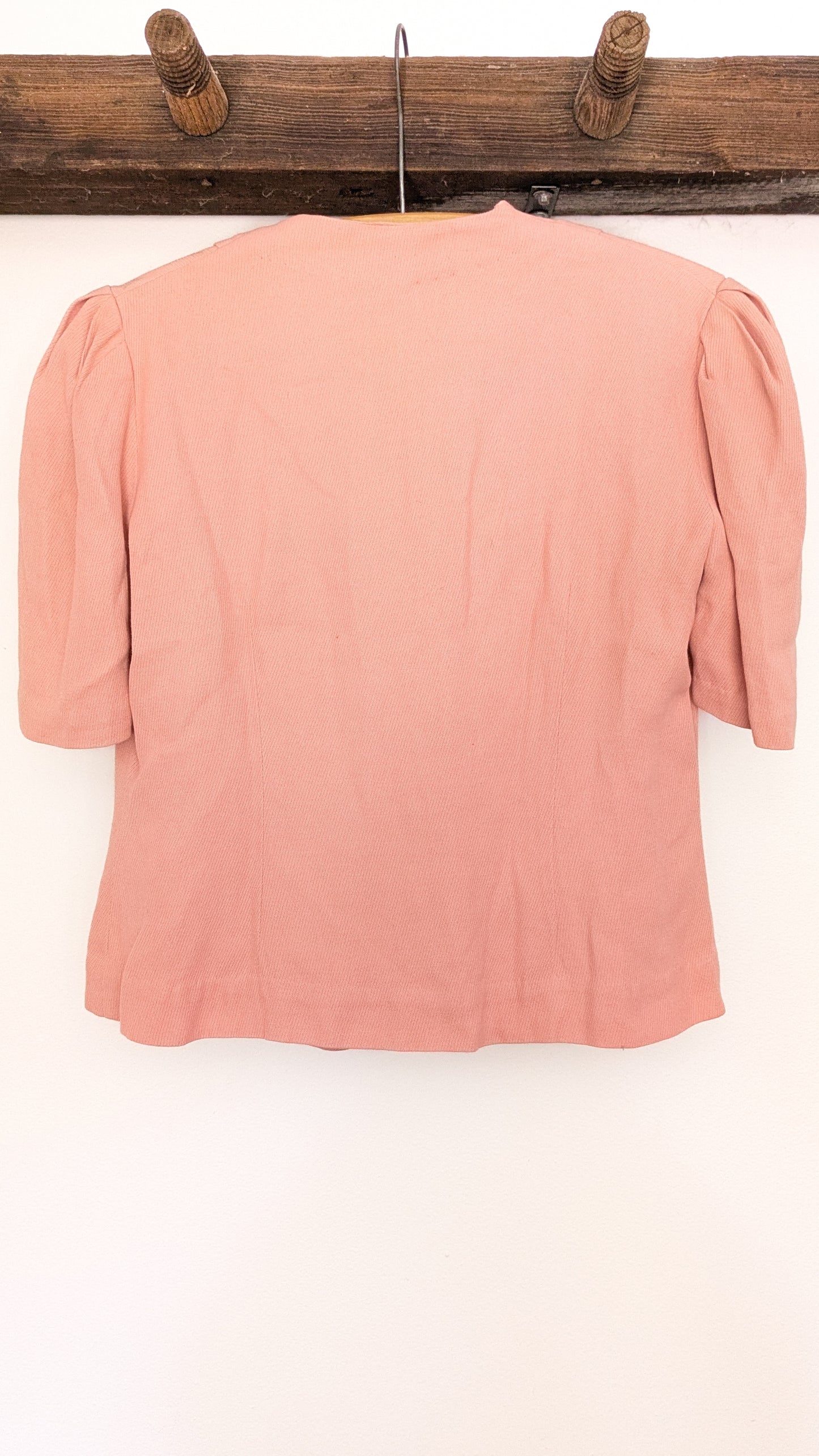 40s Pink Cotton Blouse
