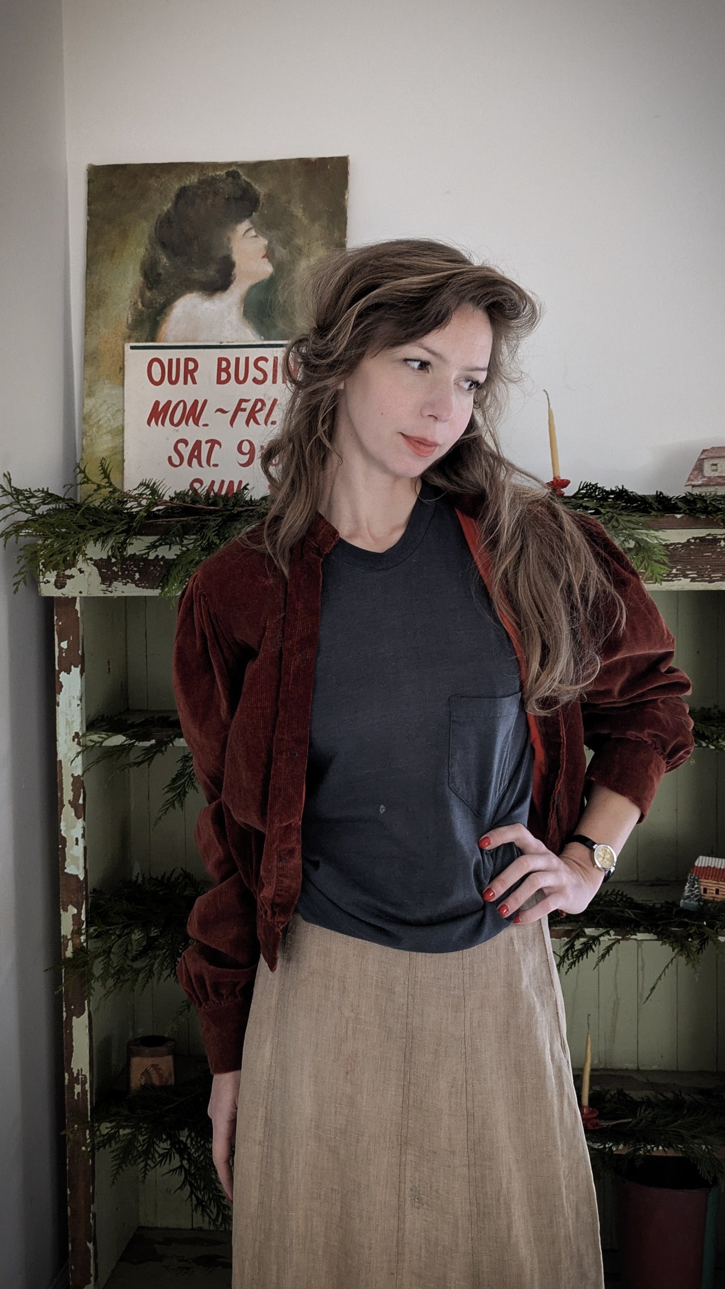 Victorian Velvet Blouse