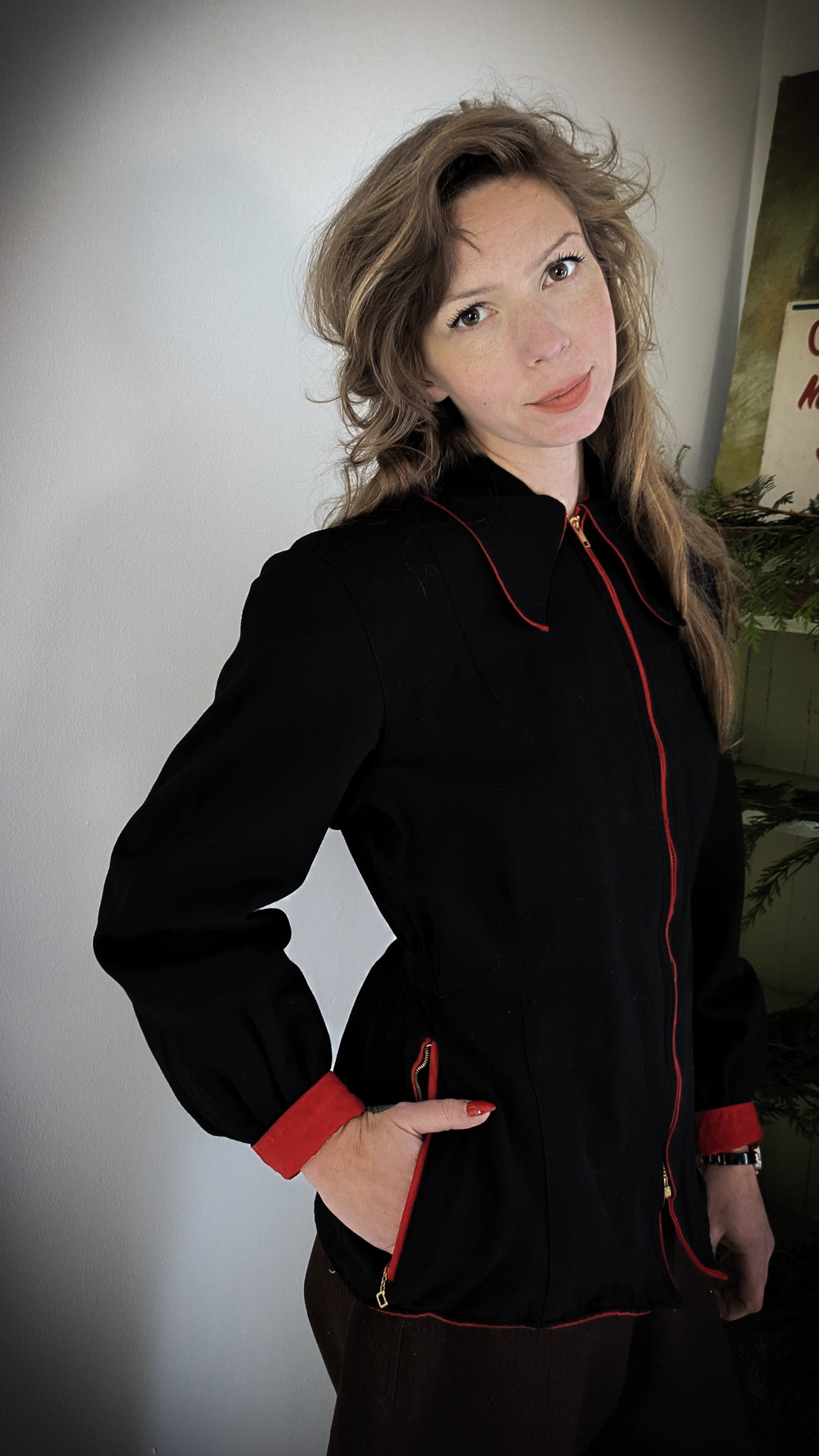 40s Reversible Cotton Jacket