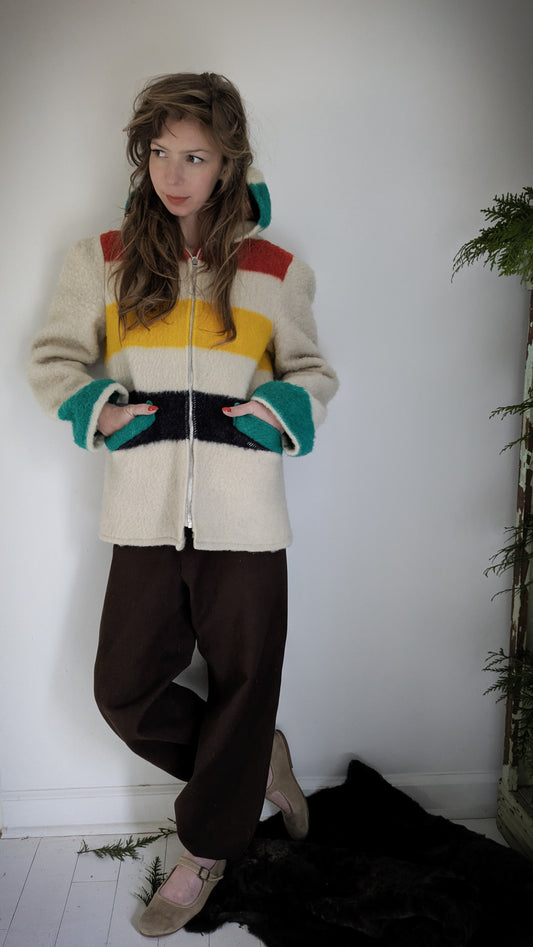 1930s Hudson Bay Blanket Coat