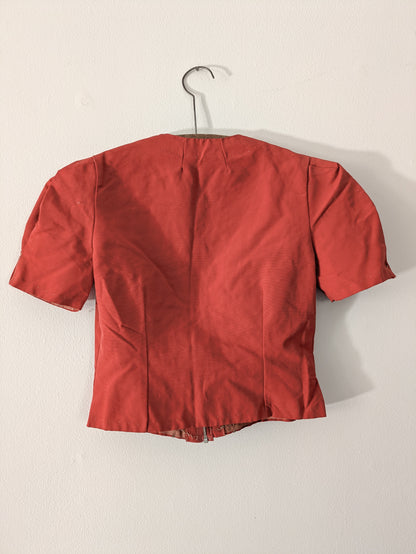 1930s Zippered Blouse