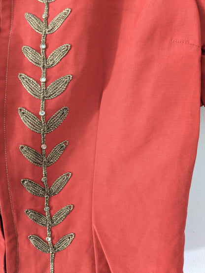 1930s Zippered Blouse