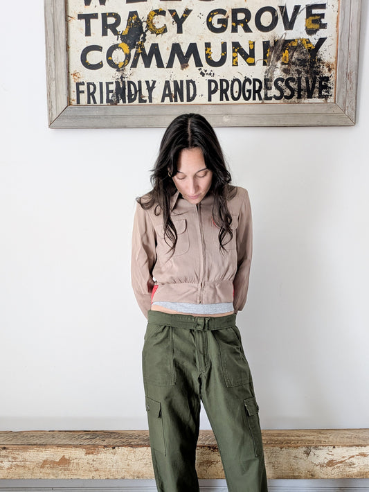 Deadstock Cotton Military Pants