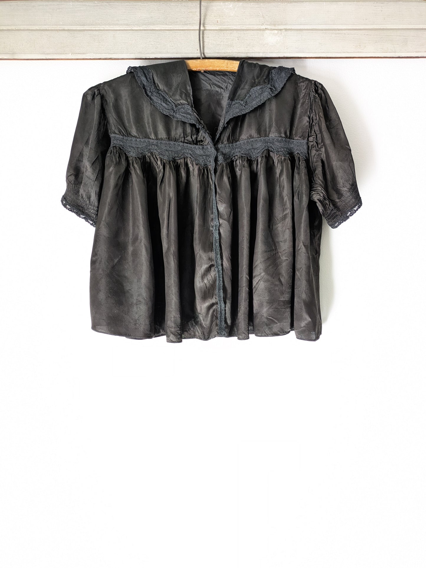 40s Bed Jacket Turned Blouse