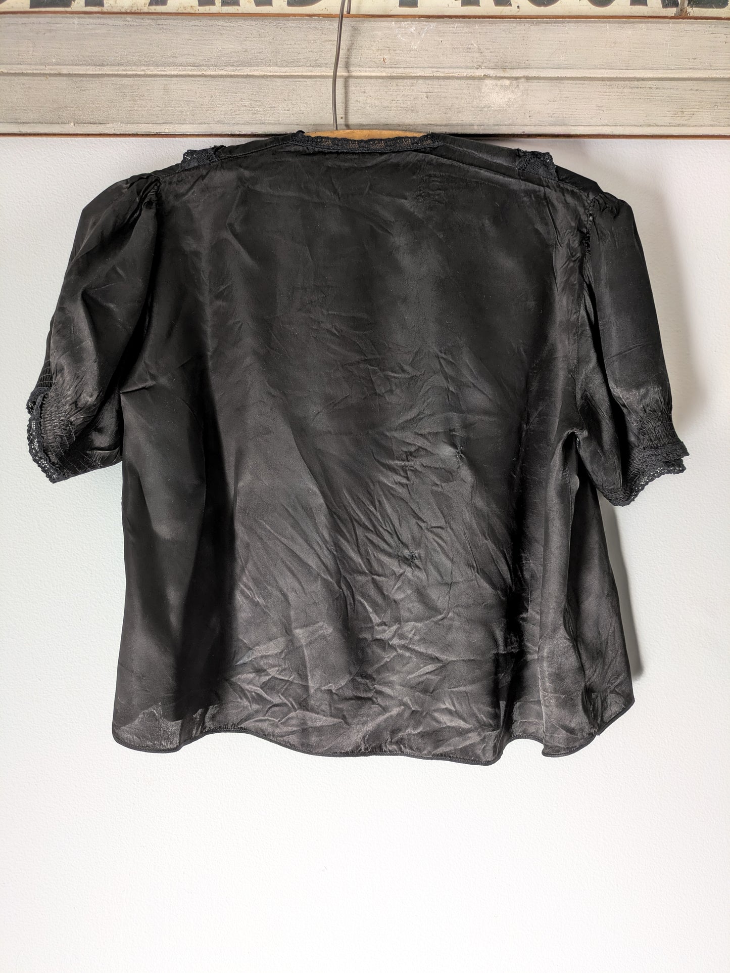 40s Bed Jacket Turned Blouse