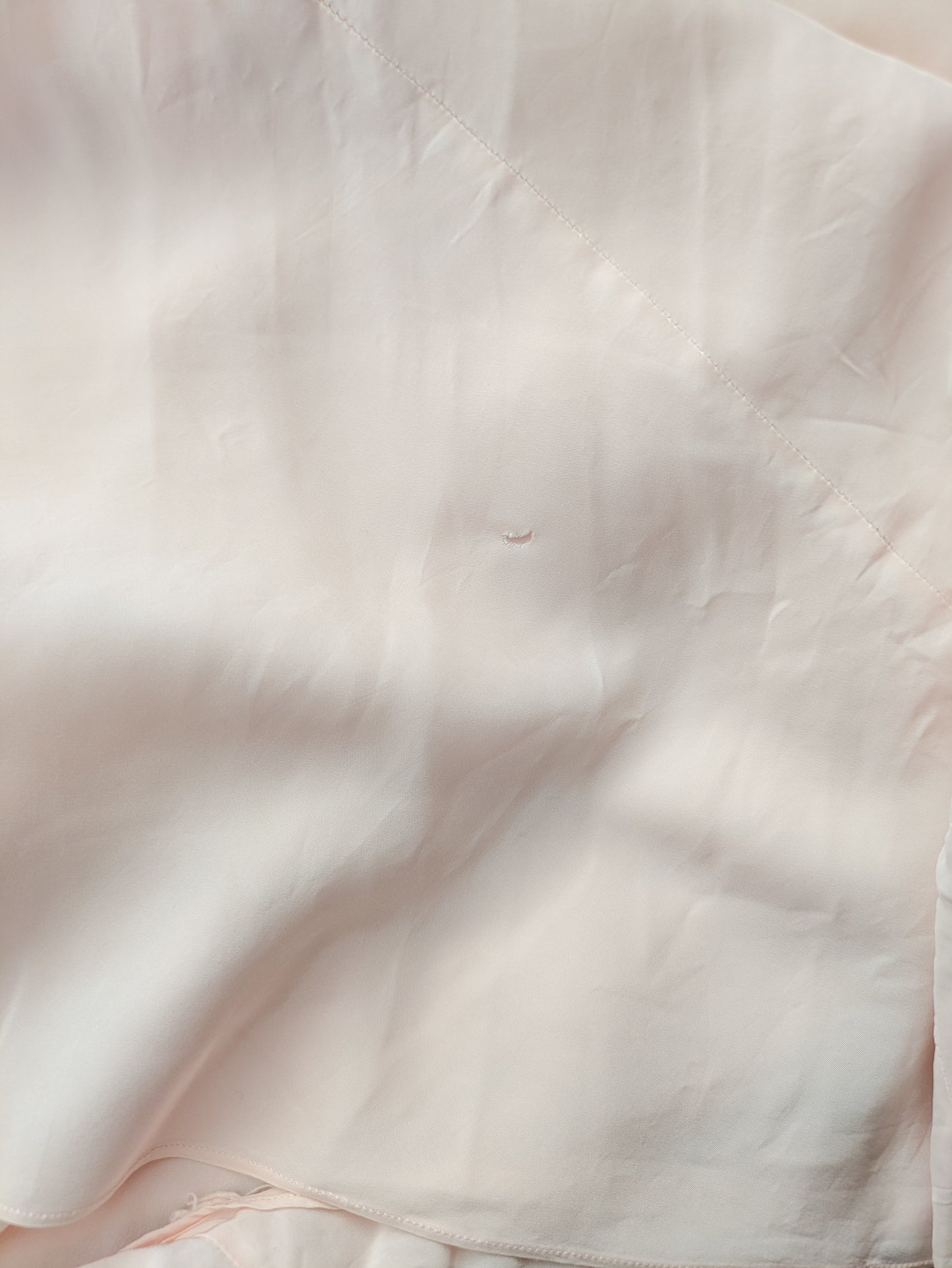 1940s Pink Rayon Slip Dress