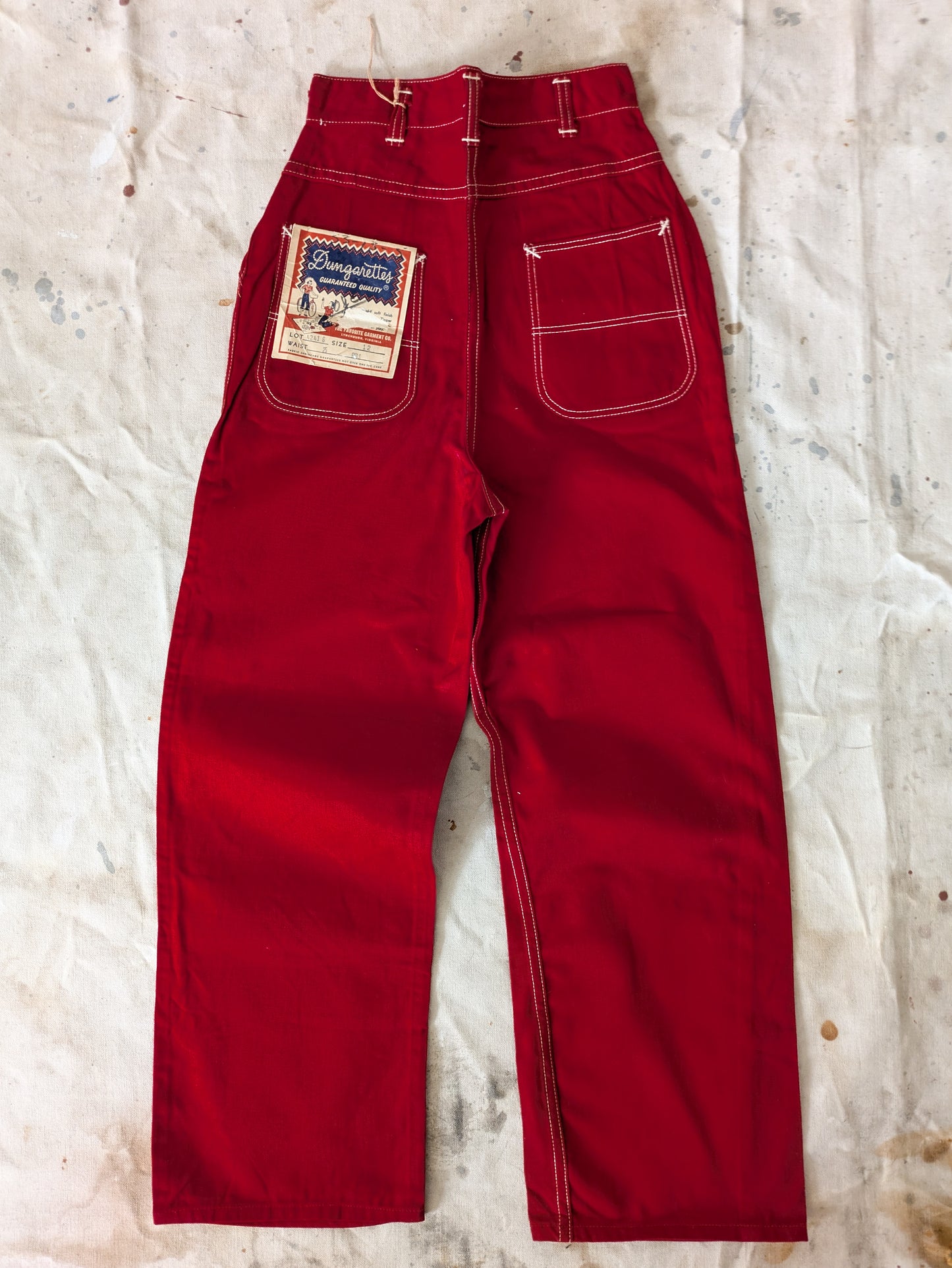 Deadstock Cherry Side Zips