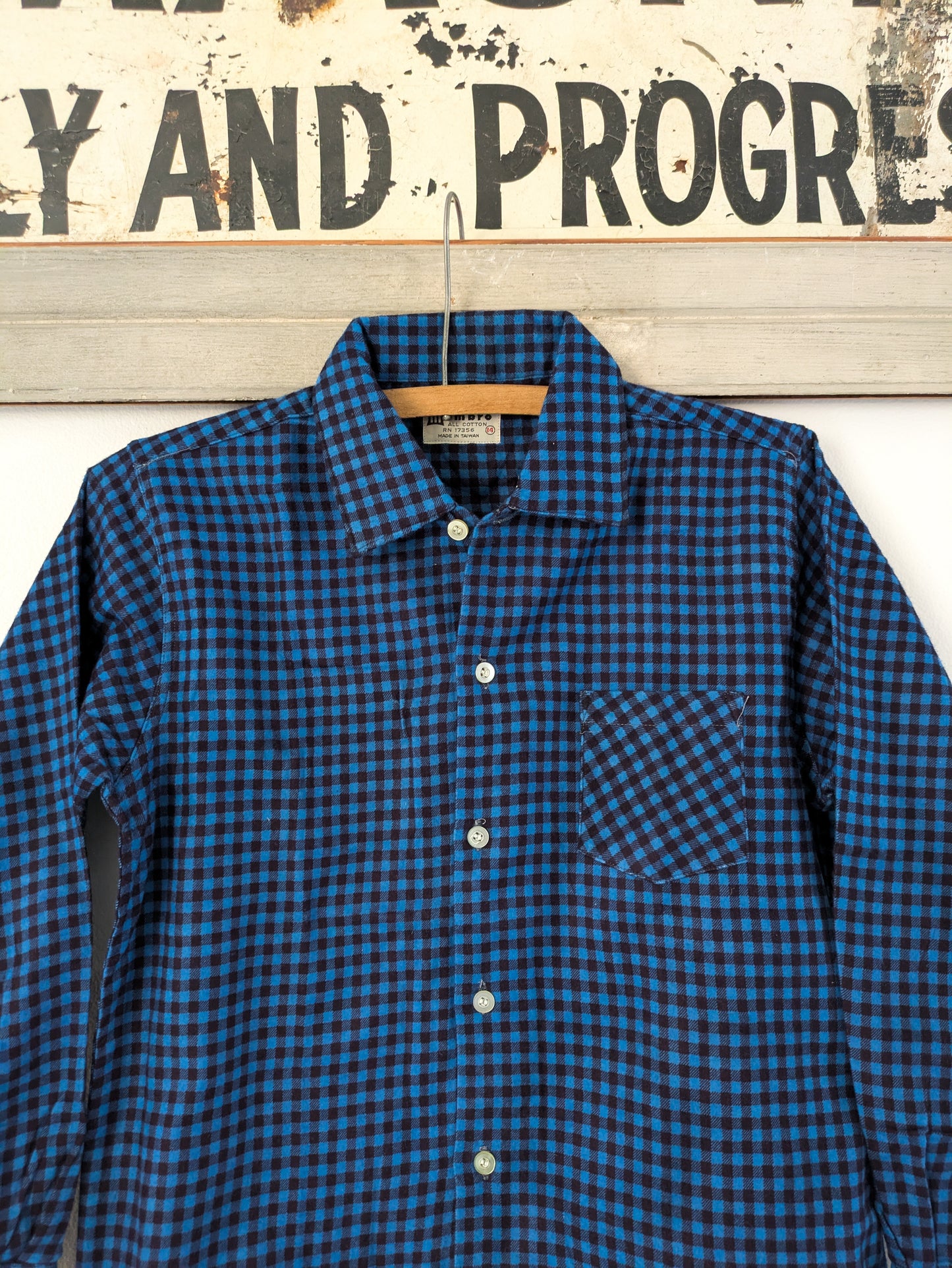 50s/60s Deadstock Plaid Flannel