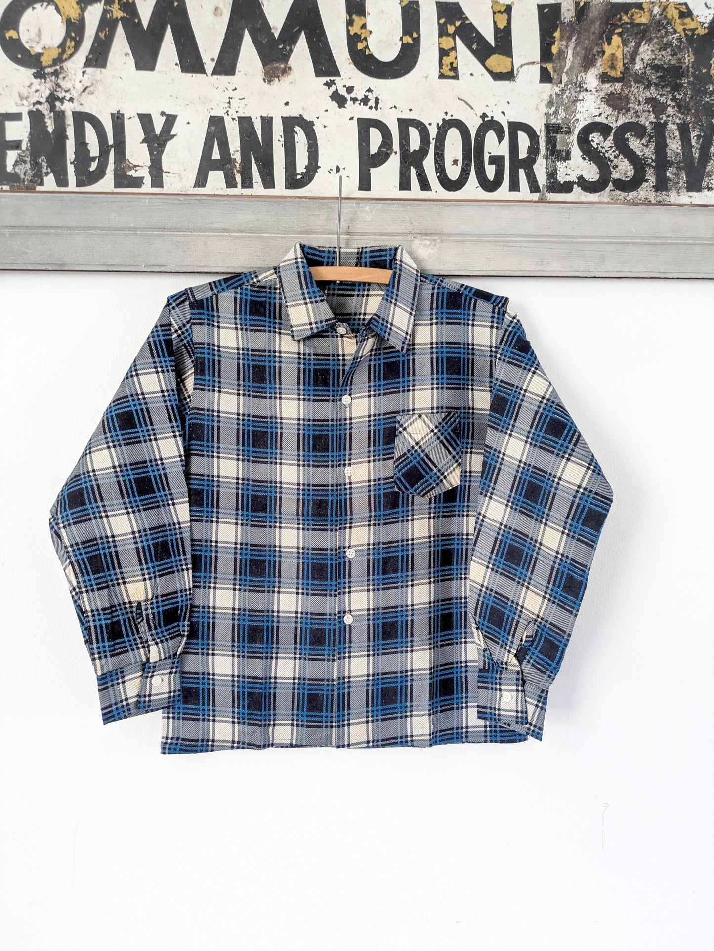 50s/60s Deadstock Plaid Flannel