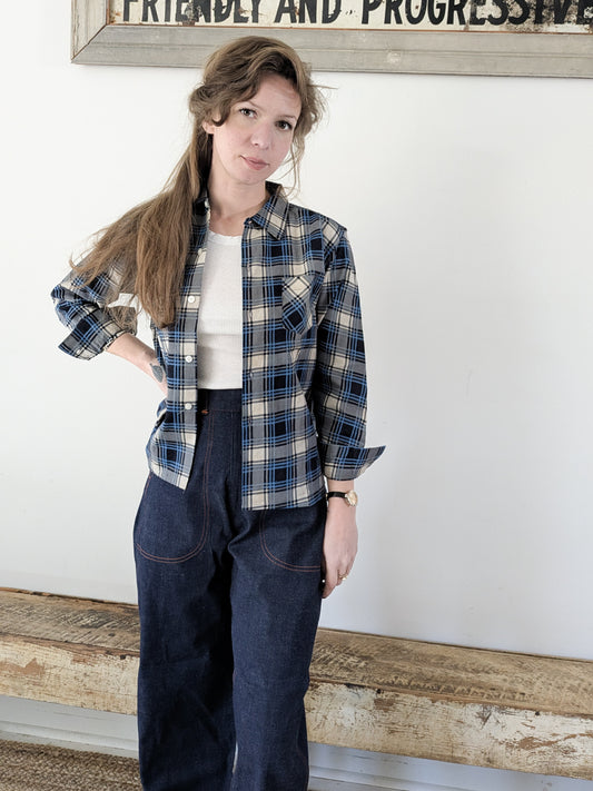 50s/60s Deadstock Plaid Flannel