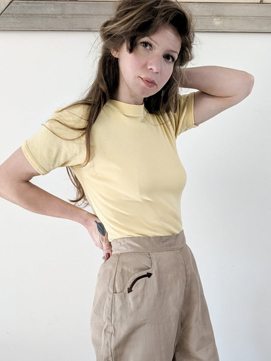 60s Yellow Tee
