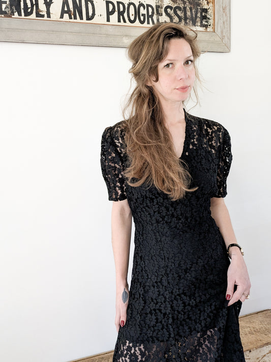 Sheer Lace Dress