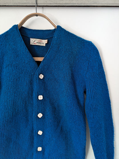 Faux Mohair Cardigan
