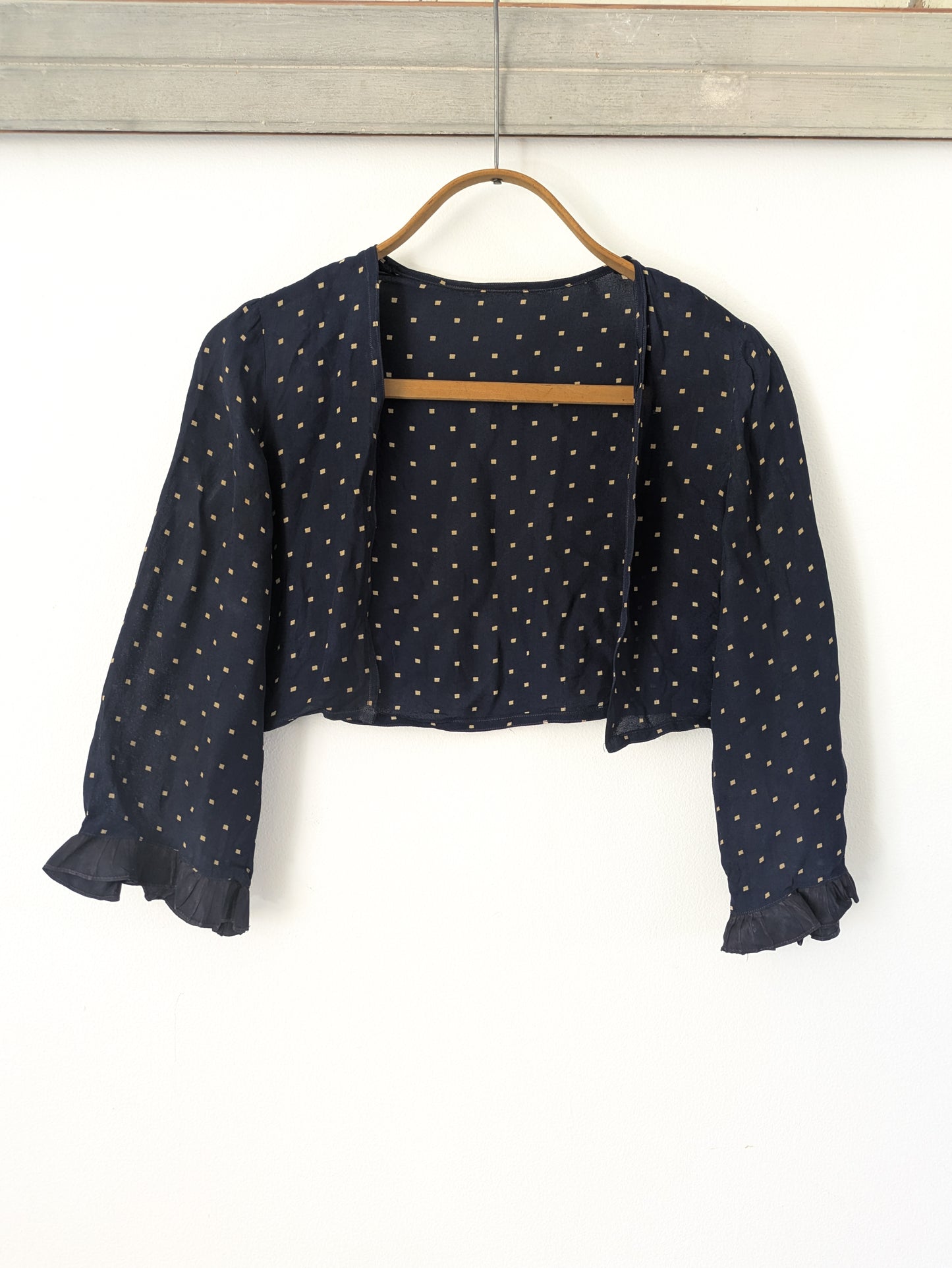 Antique Rayon Bolero Blouse