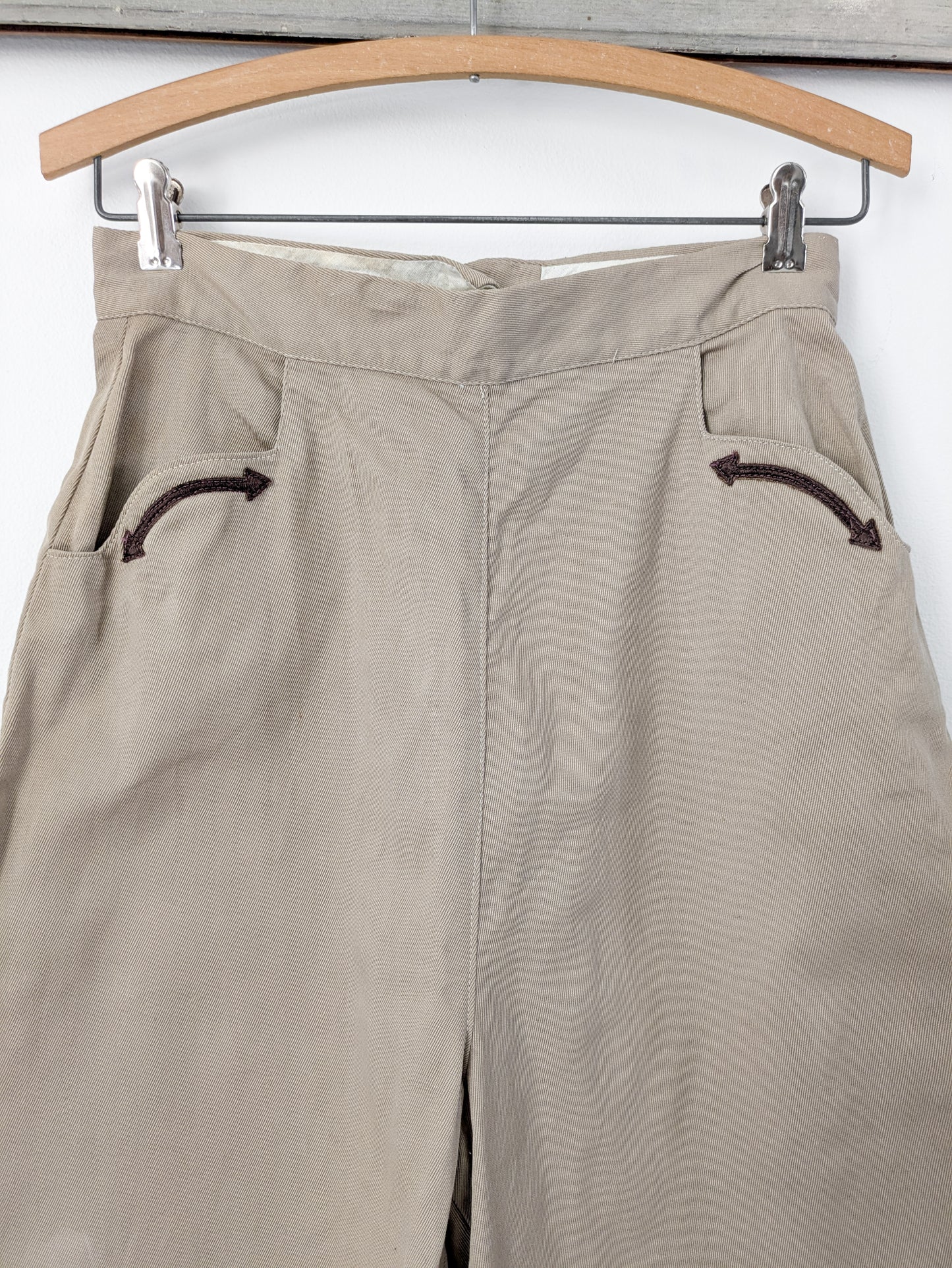 40s/50s Western Cropped Pants