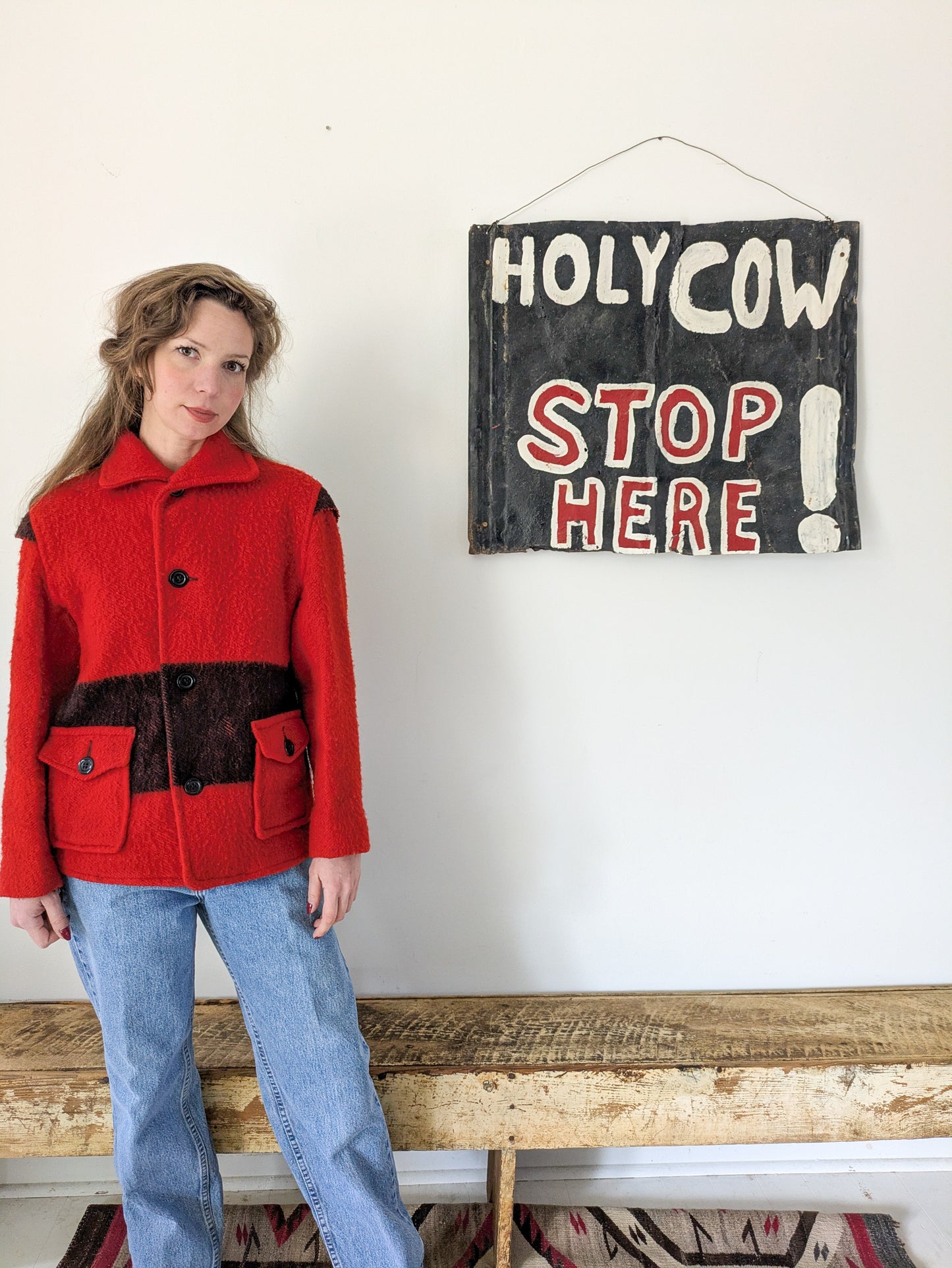 Women's 1940s Wool Blanket Coat