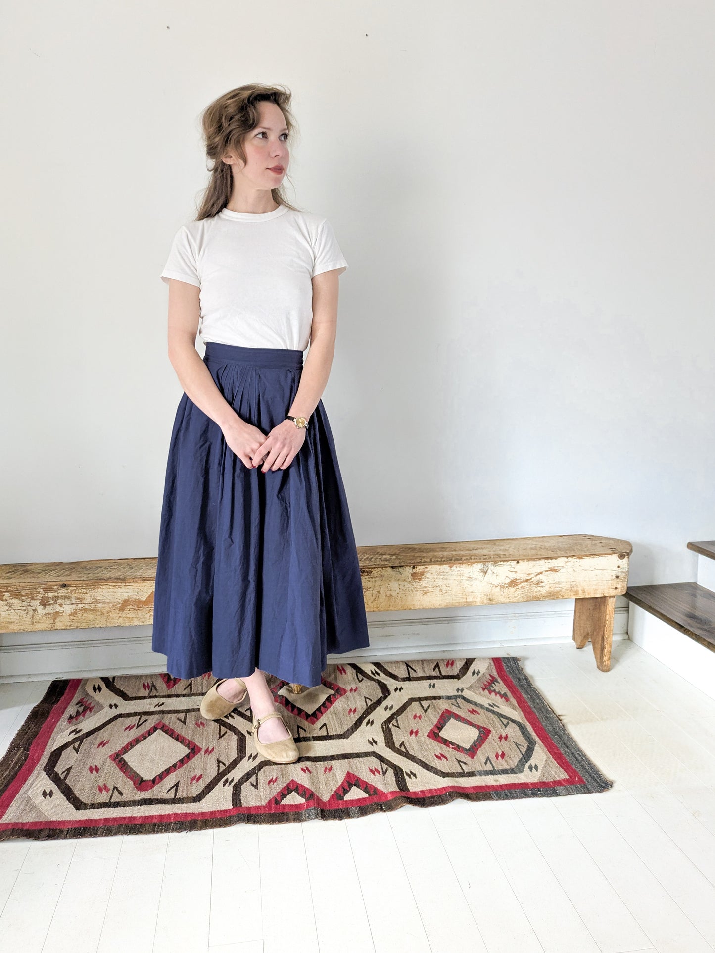 50s Navy Skirt