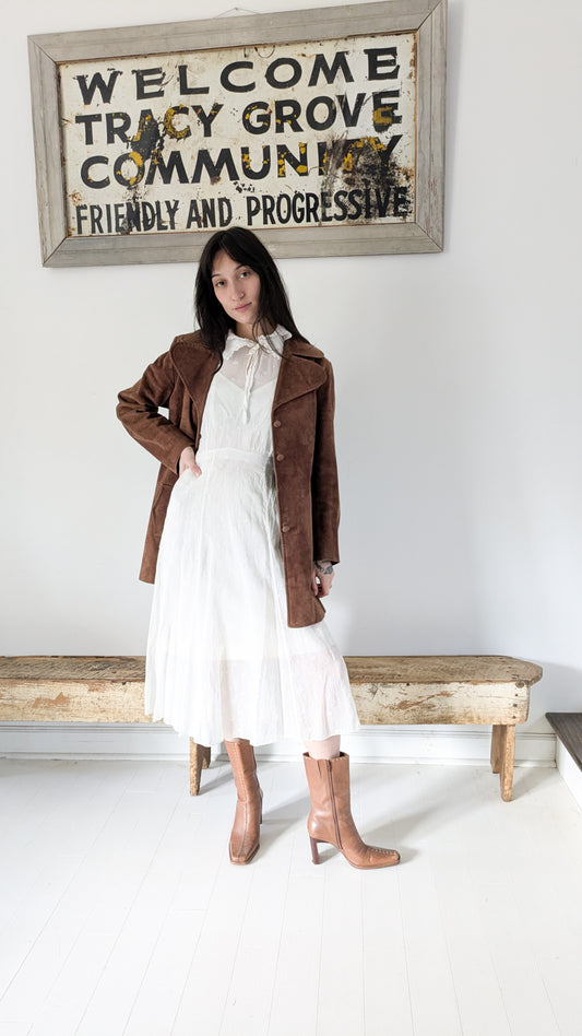 Chocolate Suede Jacket