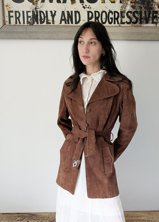 Chocolate Suede Jacket