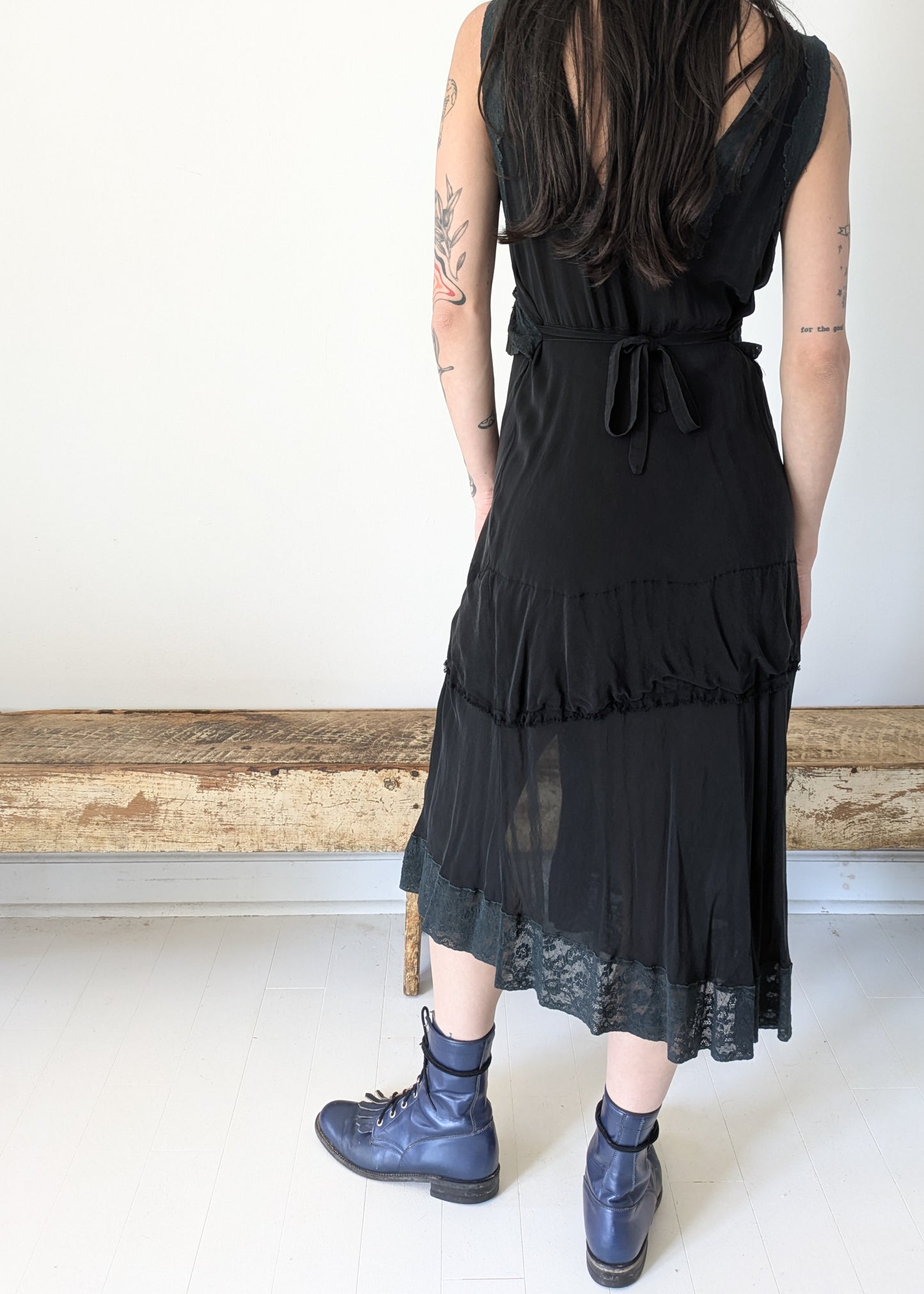 40s Silk Slip Dress