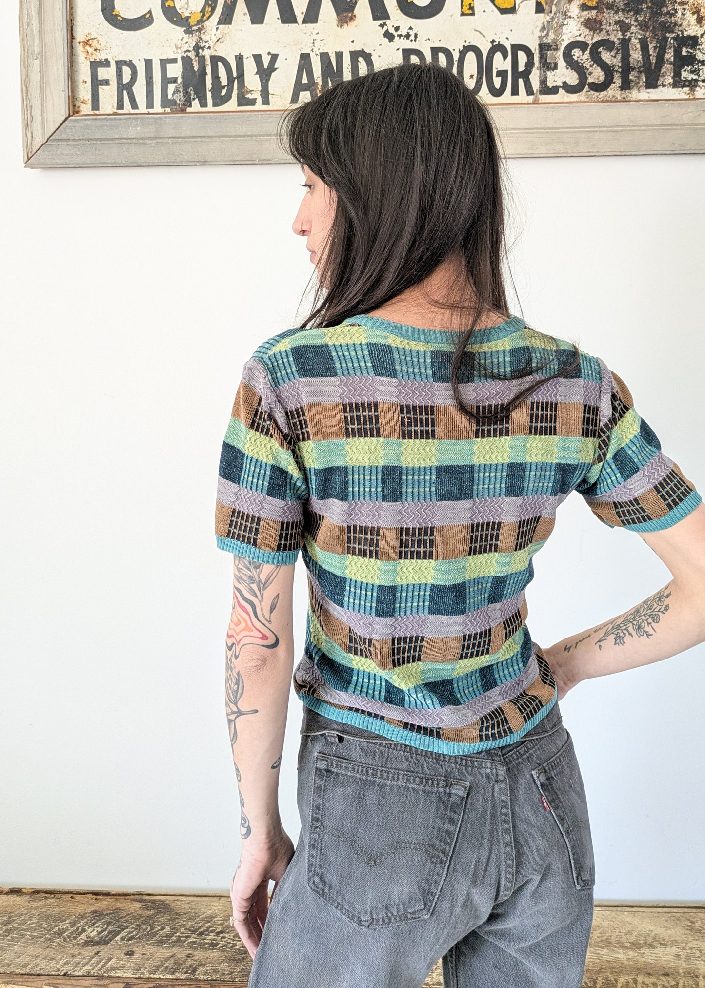 1940s Cotton Knit Tee