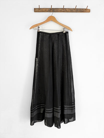 Victorian Mesh Black Skirt