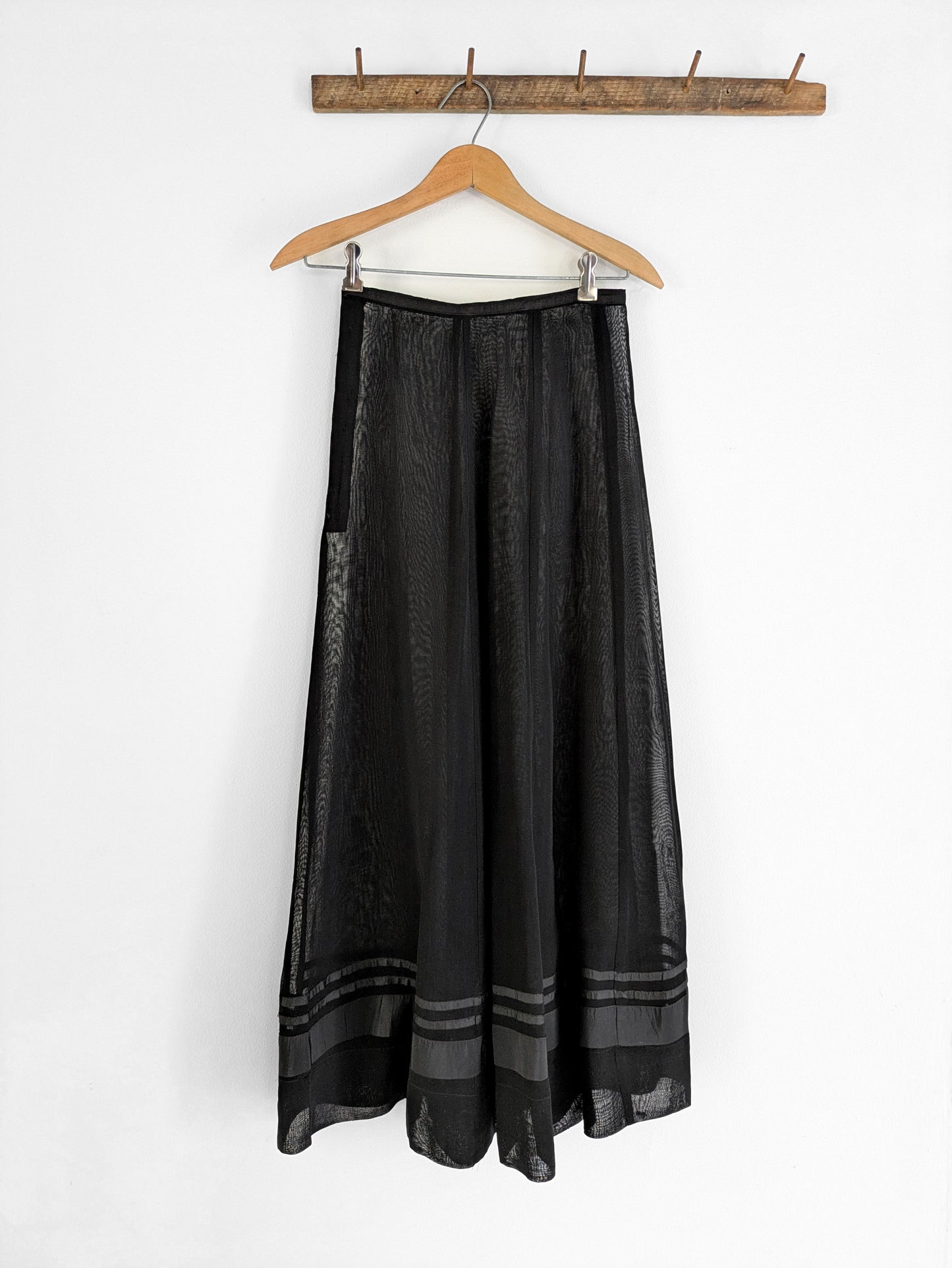 Victorian Mesh Black Skirt